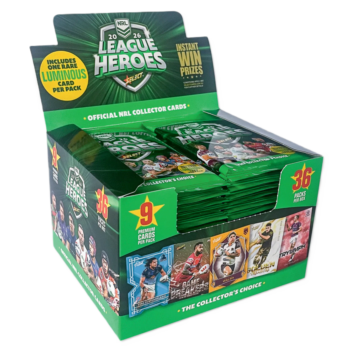 2026 NRL League Heroes - Booster Box (36 Packs) (Stream Only)